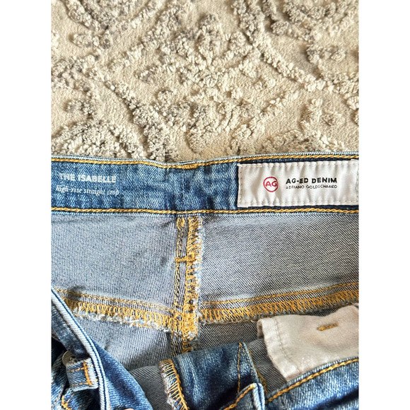 AG - ED Women's The Isabelle High-Rise Straight Crop Jeans Sz30 - Picture 7 of 10